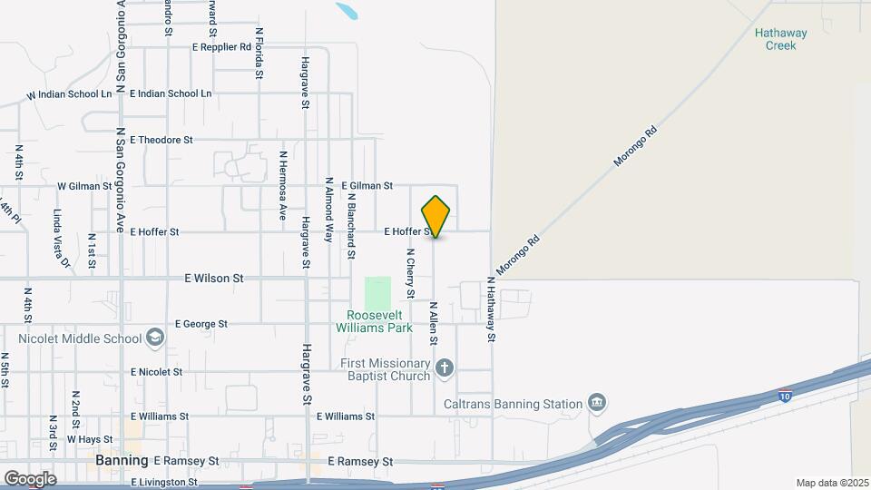 950 N Allen St Map and Location Details