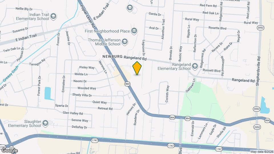 421 Poplar Level Ct Map and Location Details