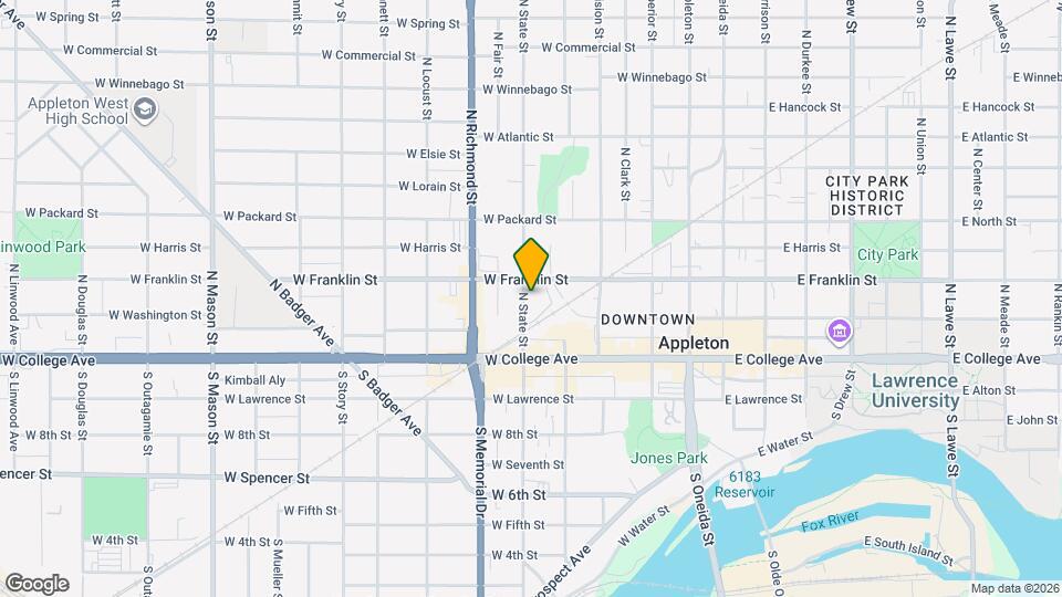214 N State St Map and Location Details