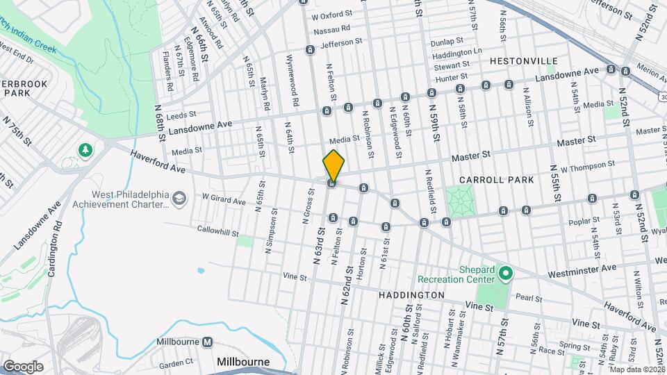 559 N 63rd St, Unit 1 BEDROOM Map and Location Details