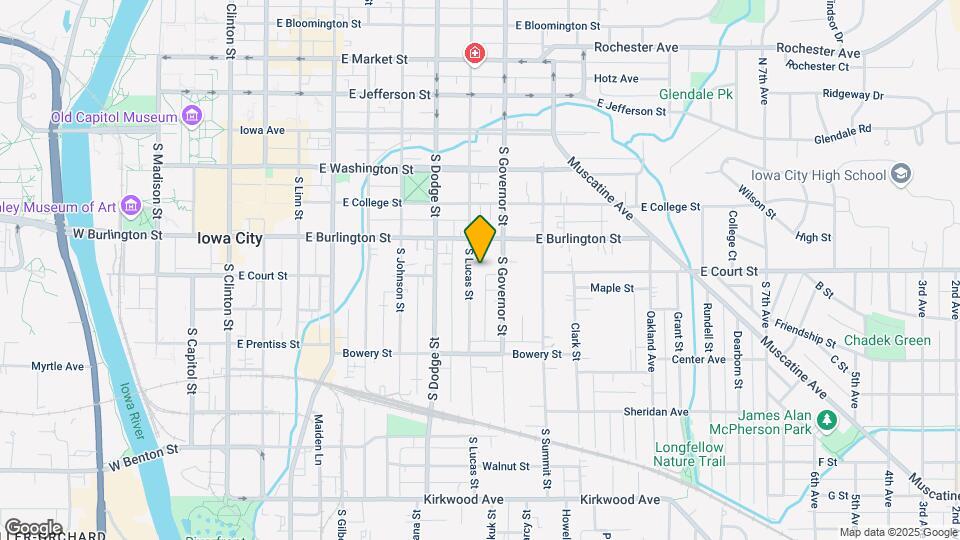 330 S Lucas St Map and Location Details