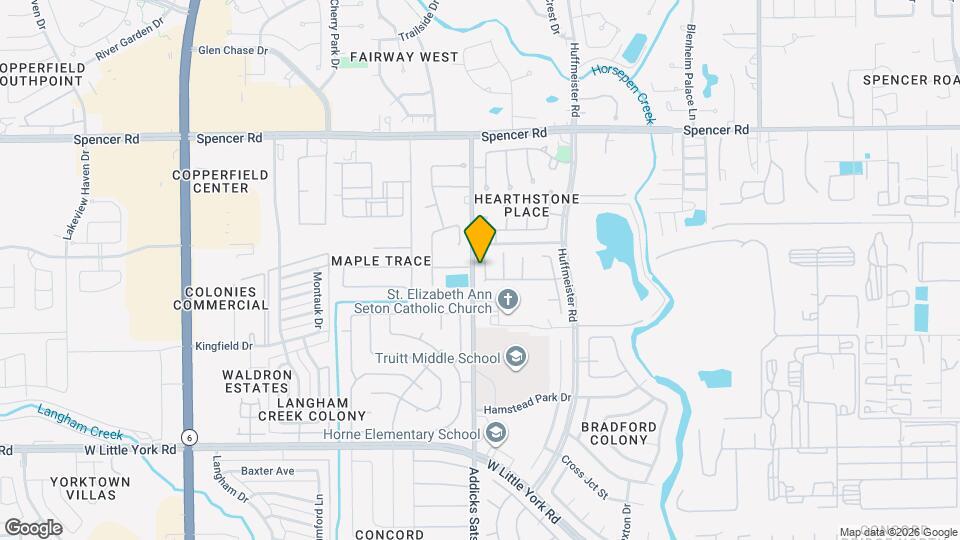 6815 Stratford Park Dr Map and Location Details