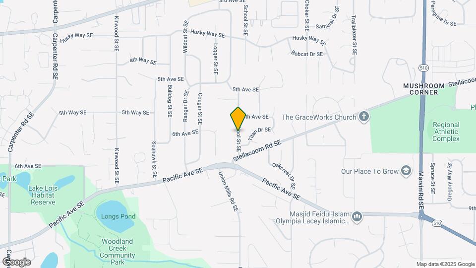 623 School St SE Map and Location Details