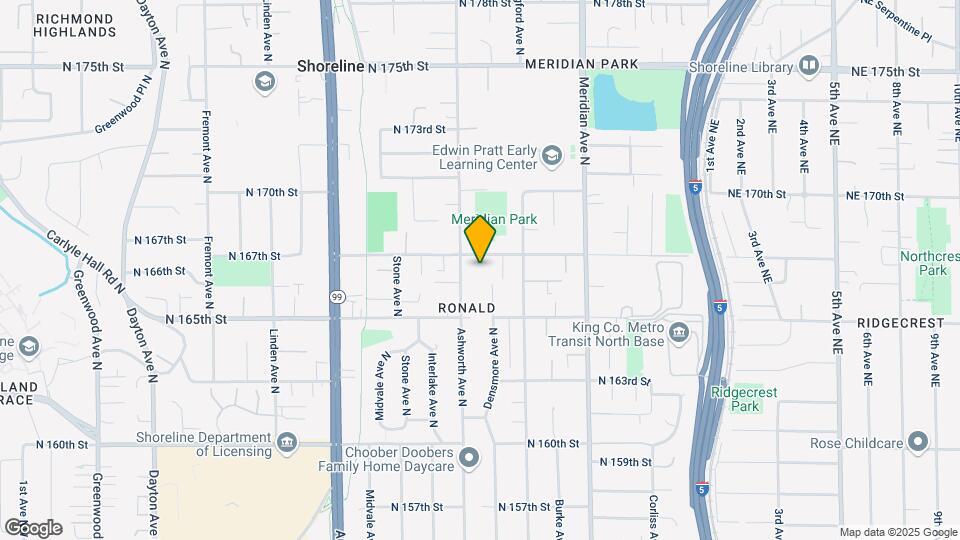 1613 N 167th St Map and Location Details