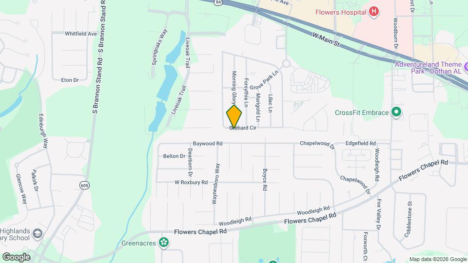 540 Orchard Cir Map and Location Details