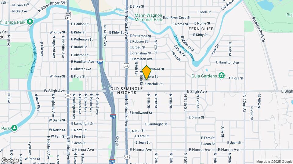 1008 E Norfolk St Map and Location Details