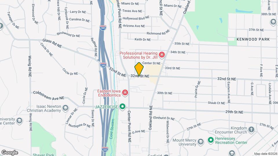 1643 32nd St NE Map and Location Details