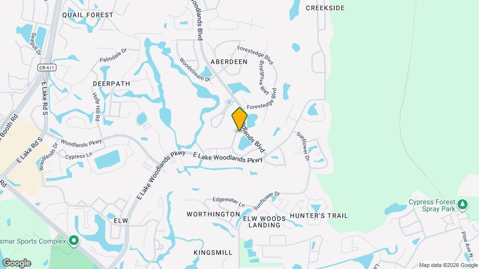 1233 Clays Trail Map and Location Details