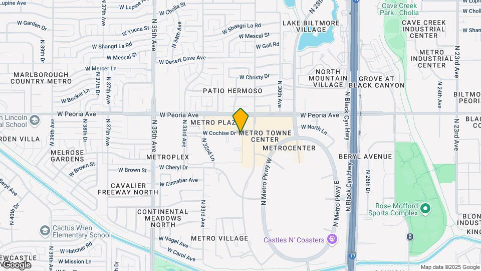 3131 W Cochise Dr, Unit 204 Map and Location Details