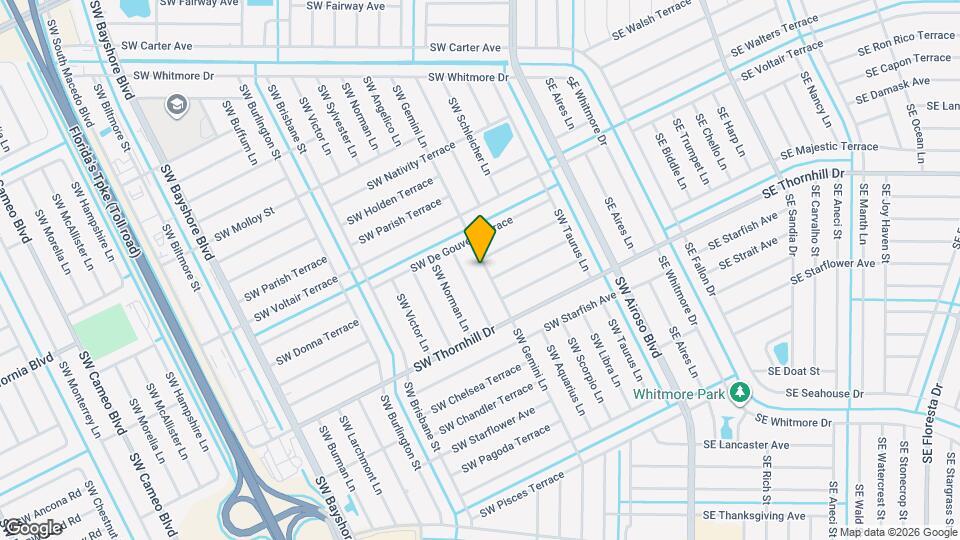 1834 SW Gemini Ln Map and Location Details