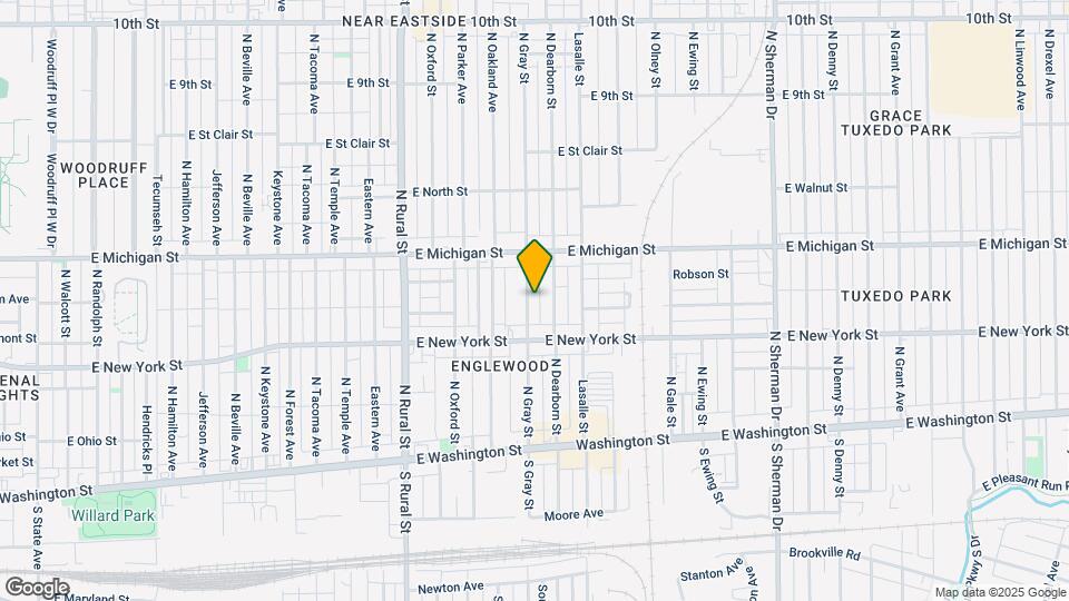 409 N Gray St Map and Location Details