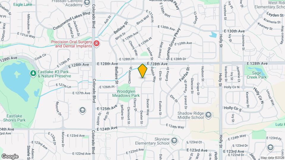 12703 Dexter Ct Map and Location Details