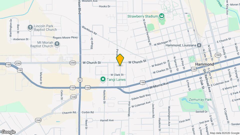 215 N Carter St Mapa y Detalles de la Ubicación