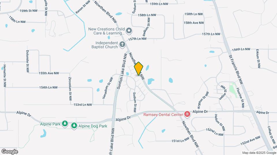 15509 Sodium St NW Map and Location Details