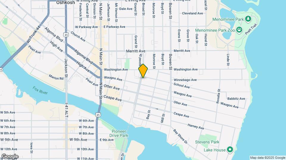 312 Broad St, Unit Upper Map and Location Details