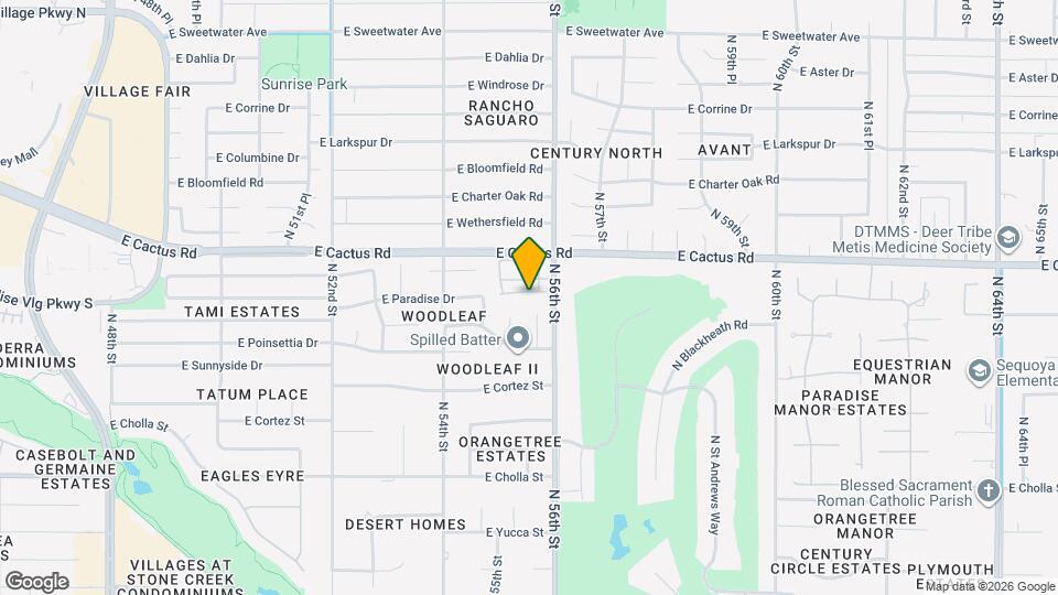 5521 E Paradise Dr Map and Location Details
