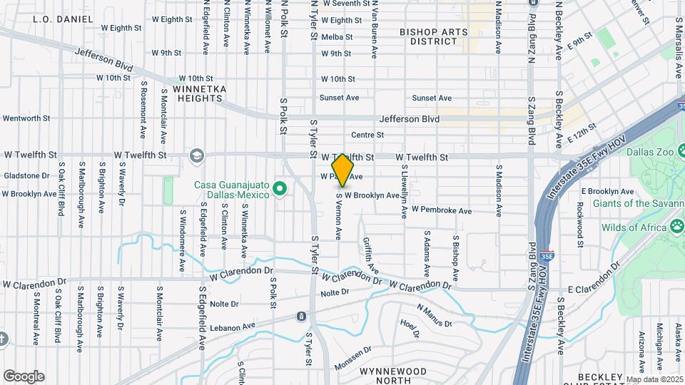 745 W Brooklyn Ave Map and Location Details