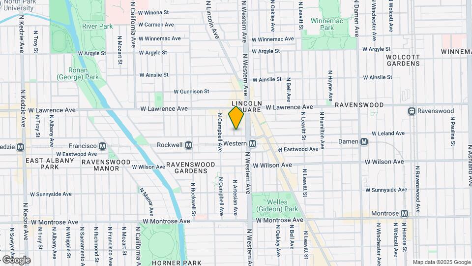 4705 N Artesian Ave, Unit #3 Map and Location Details