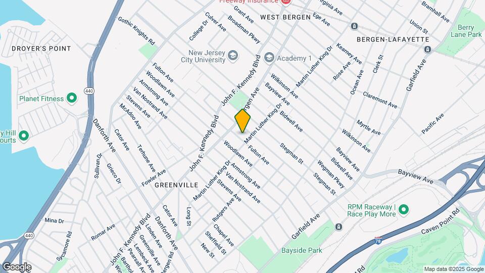 206 Fulton Ave, Unit 1 Map and Location Details