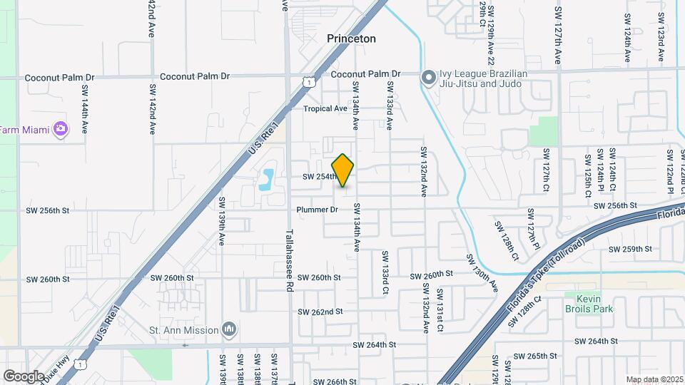 25524 SW 134th Ct Map and Location Details