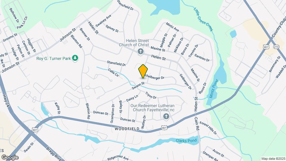 1807 Swann St Map and Location Details