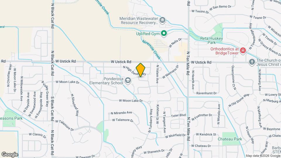 3754 W Bedrock Dr Map and Location Details