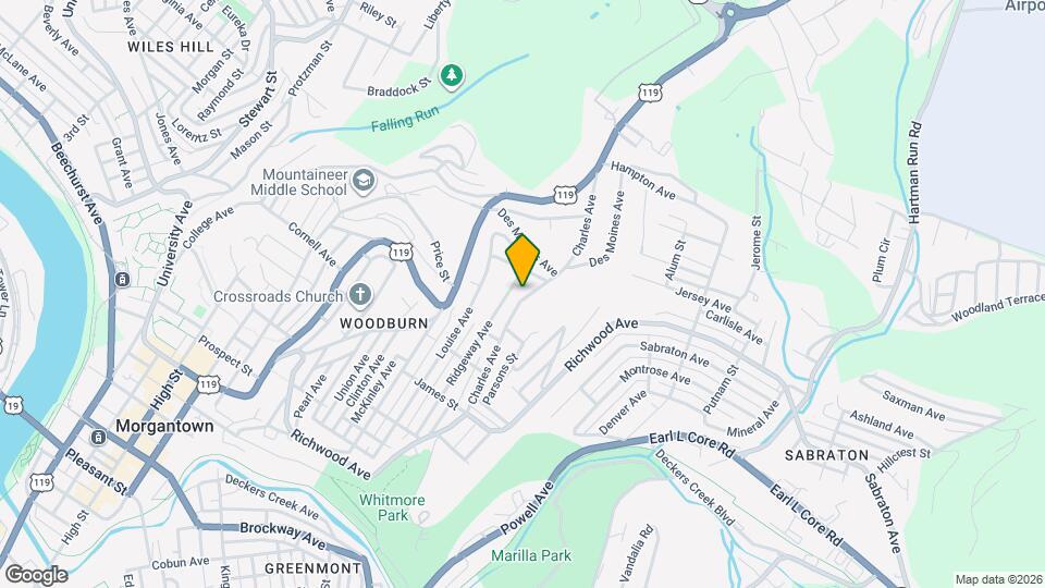 1063 Charles Ave Map and Location Details