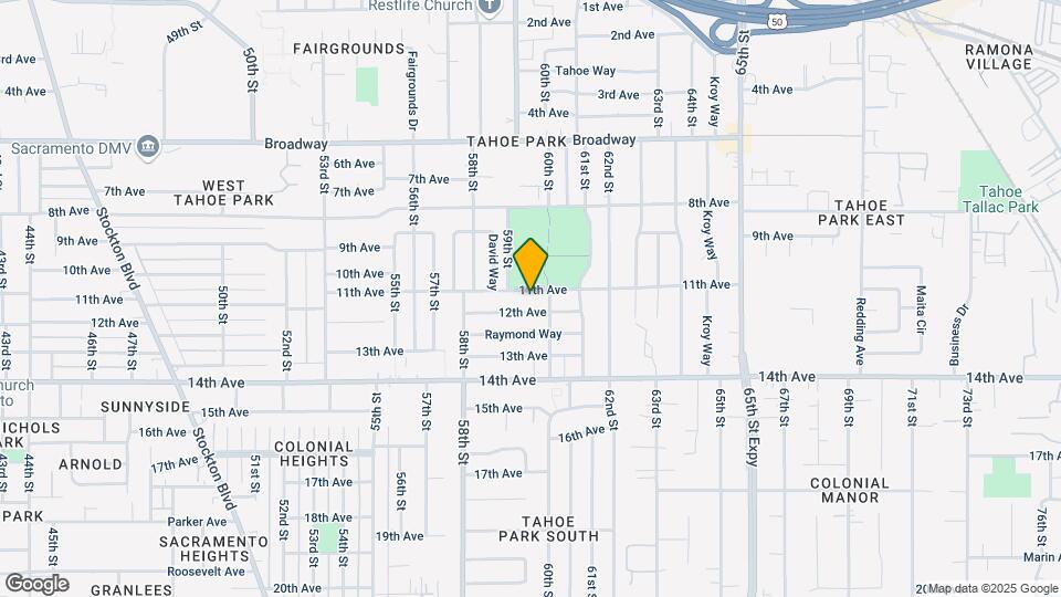 5966 11th Ave Map and Location Details