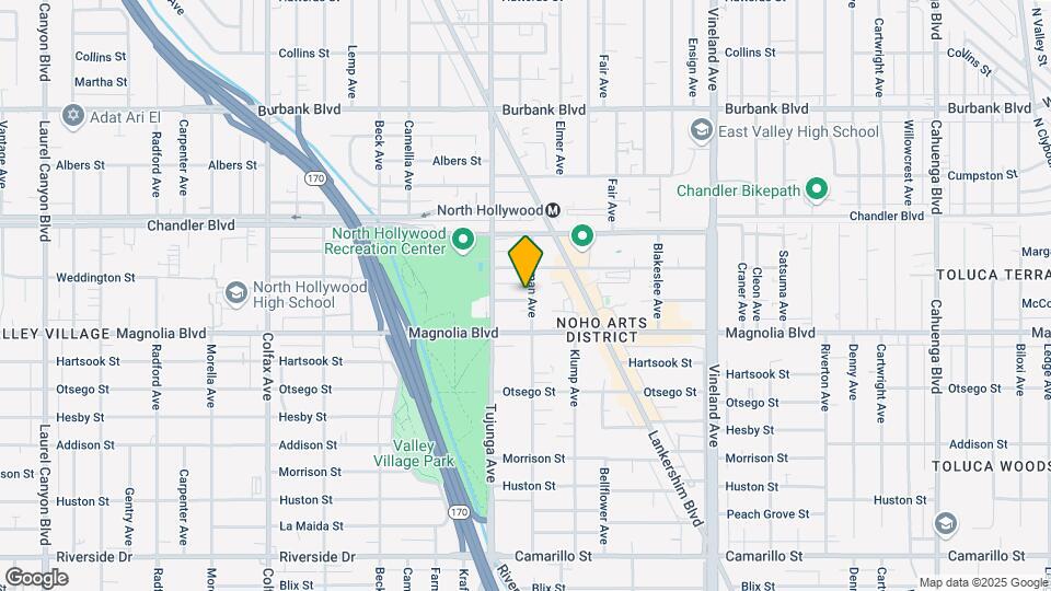 5245 Bakman Ave Map and Location Details