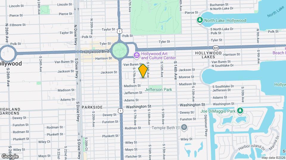 1620 Monroe St Mapa y Detalles de la Ubicación