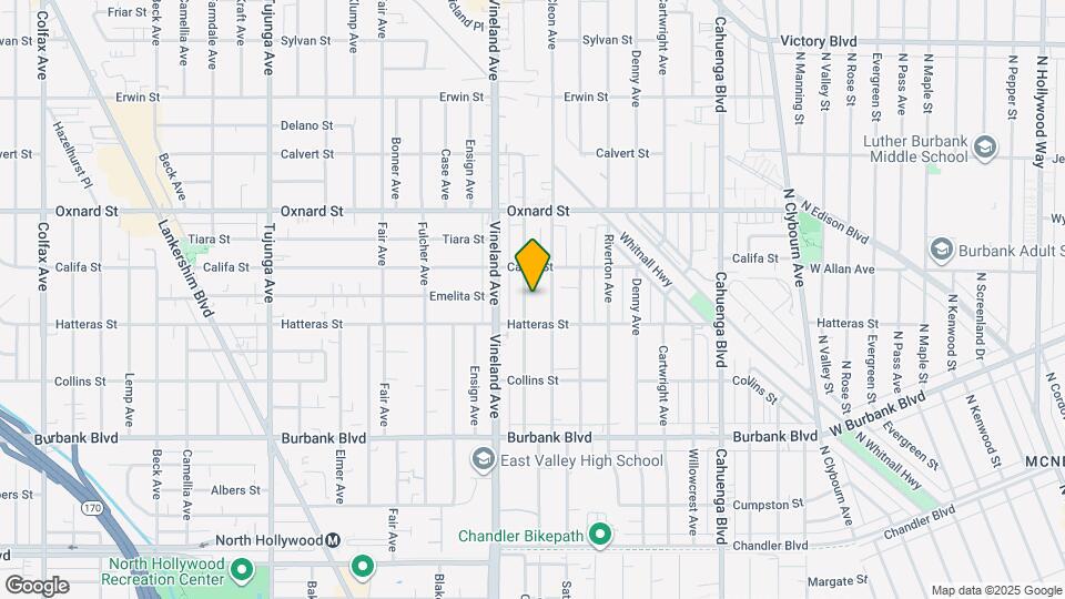 5826 Craner Ave Map and Location Details