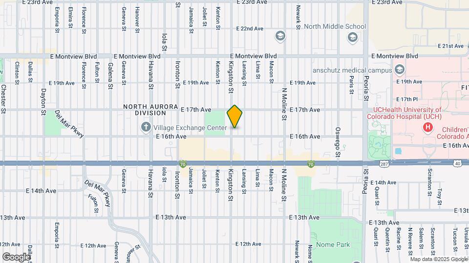 1608 Kingston St Map and Location Details