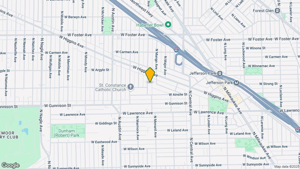 4941 N Menard Ave Map and Location Details