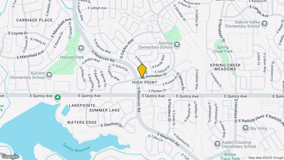 19322 E Purdue Cir Mapa y Detalles de la Ubicación