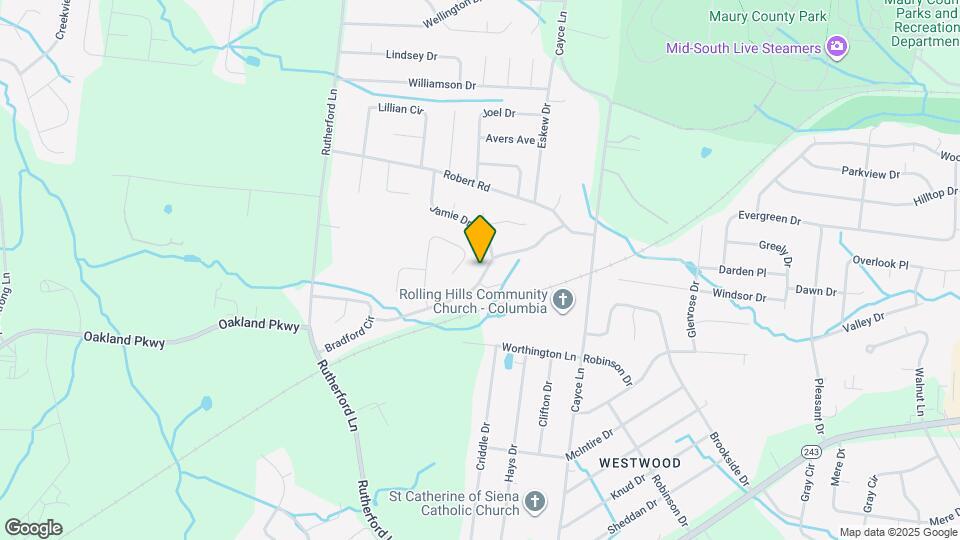 531 Winning Dr Map and Location Details