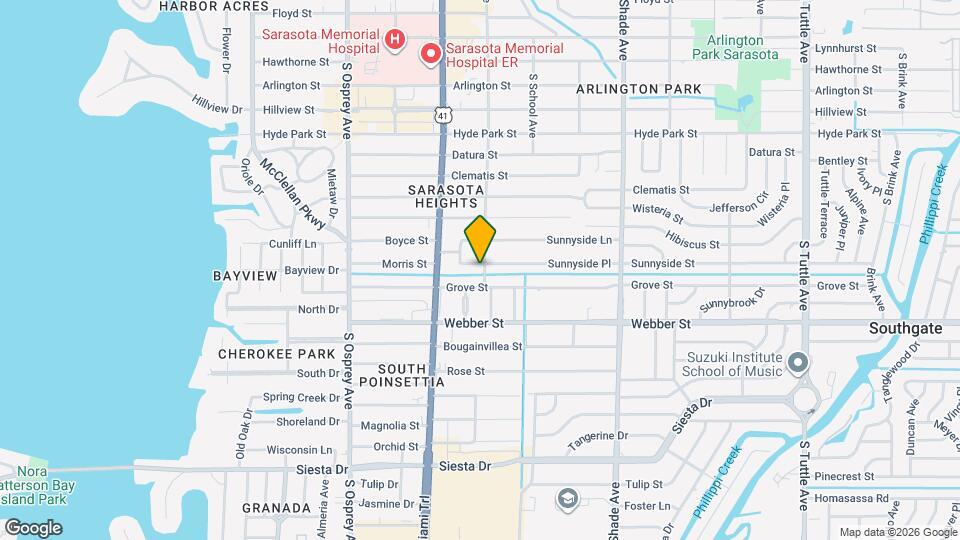 2088 Sunnyside Pl Map and Location Details