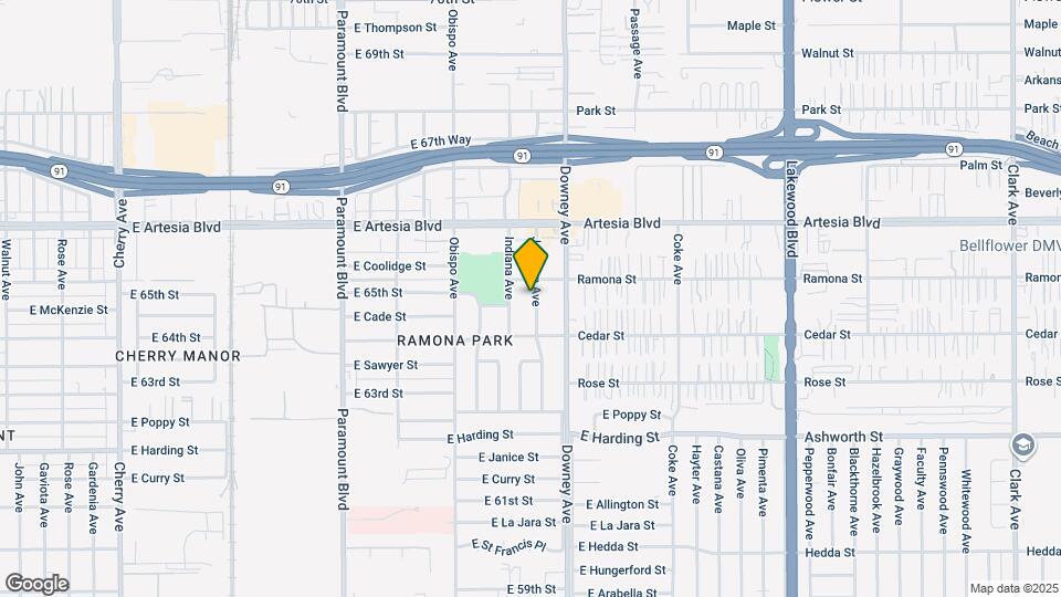 6461 Johnson Ave Map and Location Details