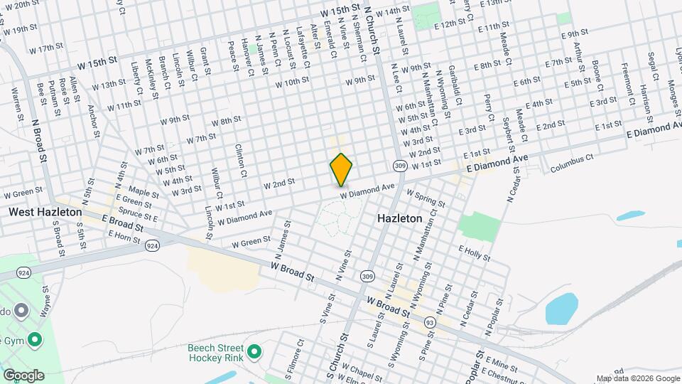 411 W Diamond Ave, Unit 1F Mapa y Detalles de la Ubicación