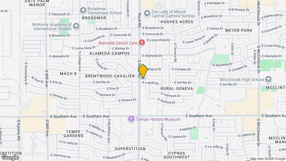 910 E Loyola Dr Map and Location Details