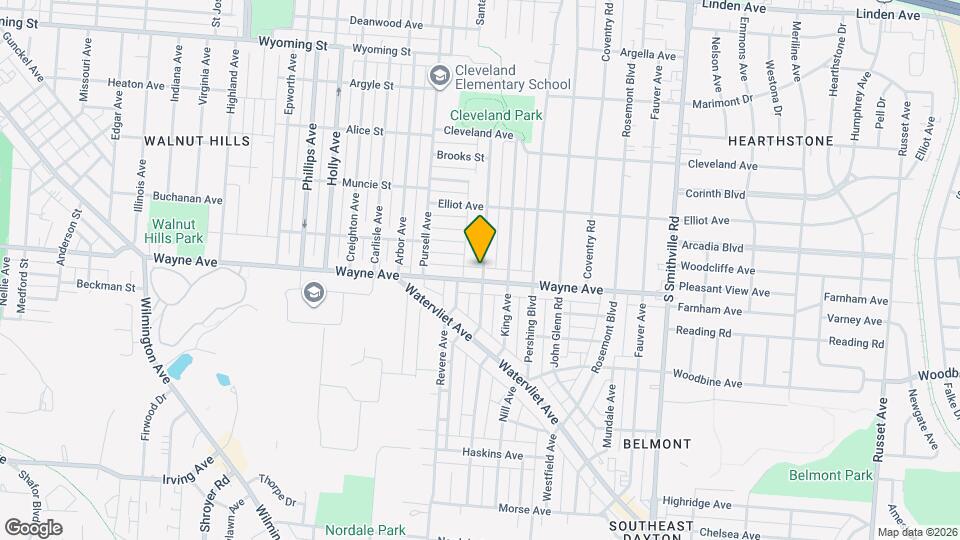 1925 Brookline Ave Map and Location Details