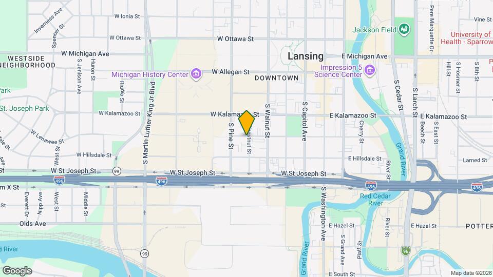 501 W Lenawee St Map and Location Details