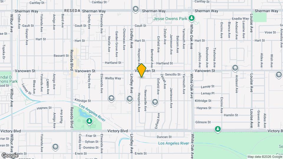6724 Hesperia Ave Map and Location Details