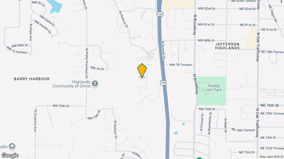 7615 N Mercier Ct Map and Location Details