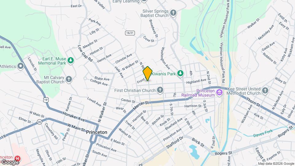 900 Highland Ave Map and Location Details