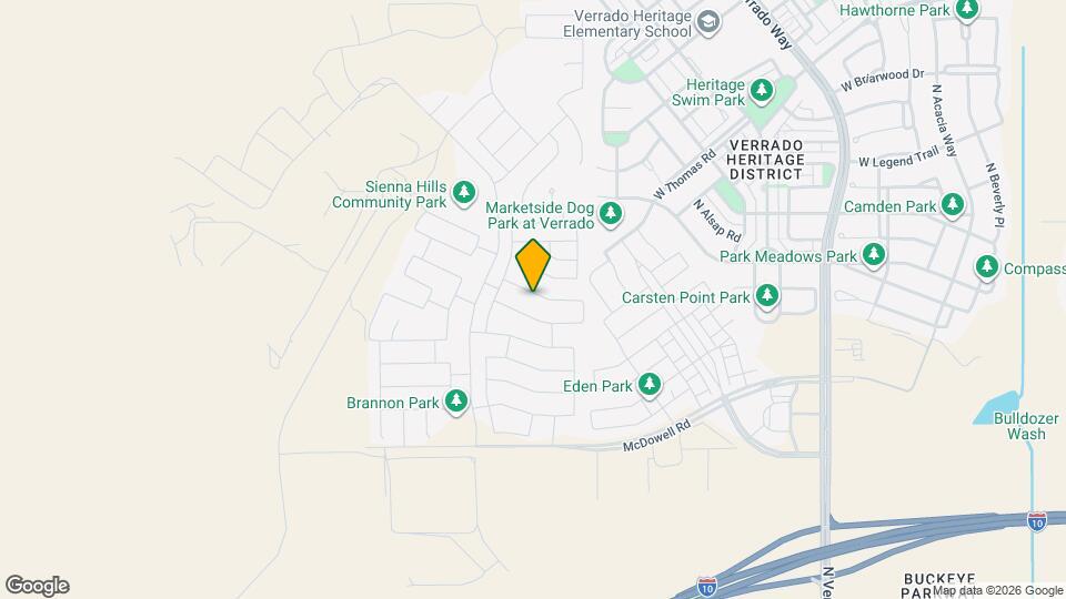 21221 W Hubbell St Map and Location Details