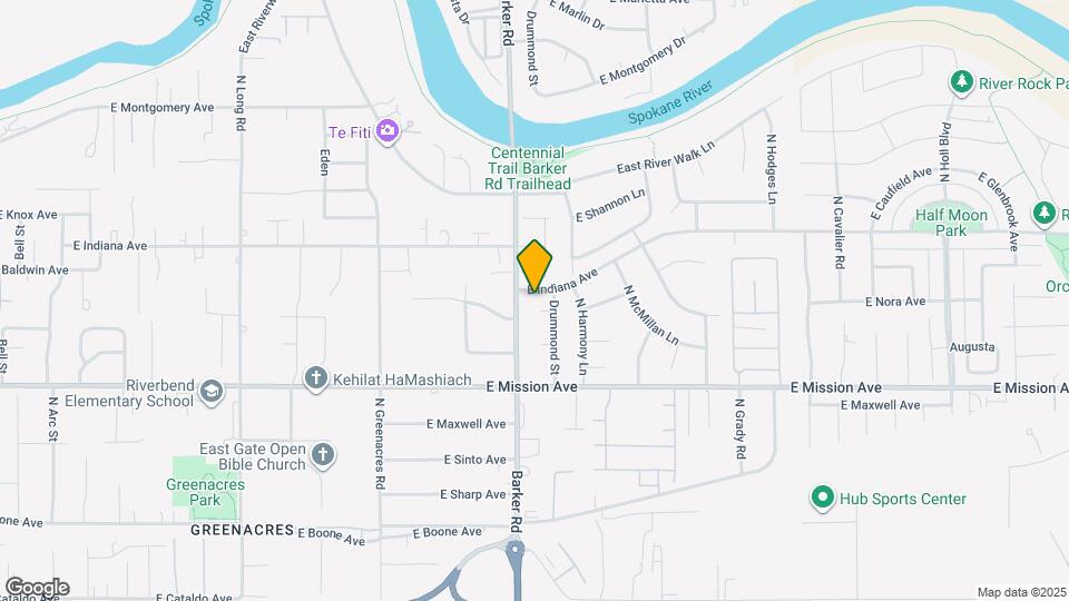 18709 E Baldwin Ct Map and Location Details