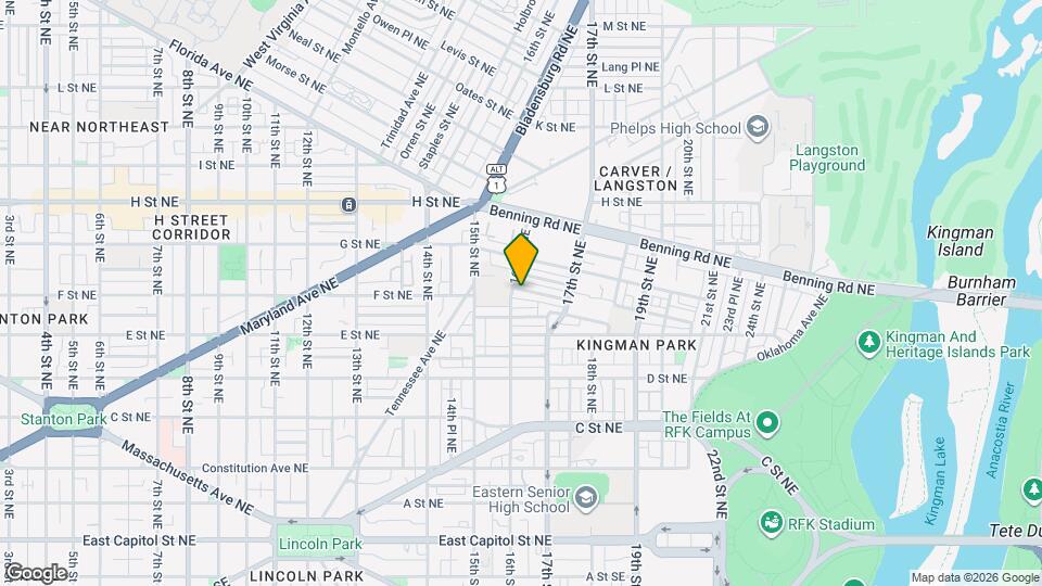 1611 Rosedale St NE Map and Location Details