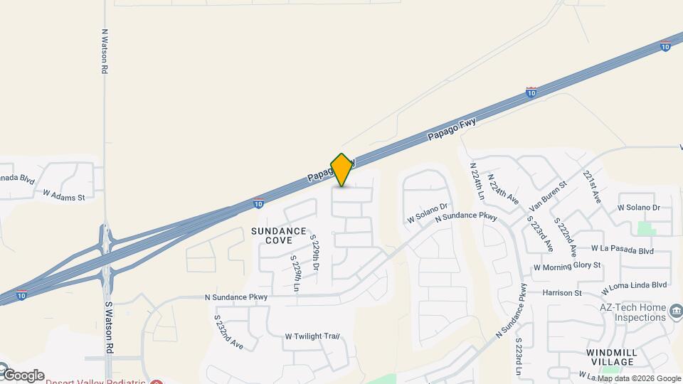 22843 W Mesquite Dr Mapa y Detalles de la Ubicación