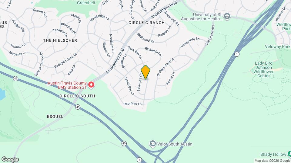 5847 Back Bay Ln Map and Location Details