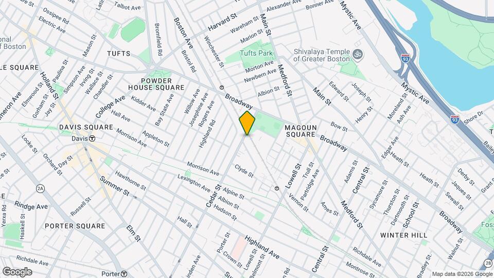 249 Cedar St Map and Location Details